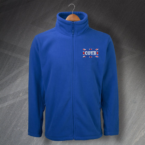 Blues Embroidered Fleece