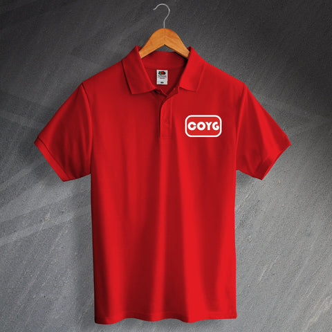 Arsenal Football Polo Shirt Embroidered COYG