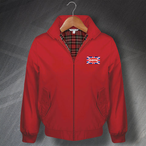 COYG Union Jack Embroidered Harrington Jacket