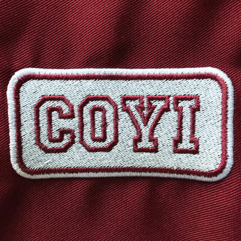 COYI Embroidered Badge