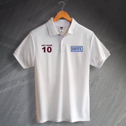 COYI Printed Polo Shirt Personalised with Name & Number
