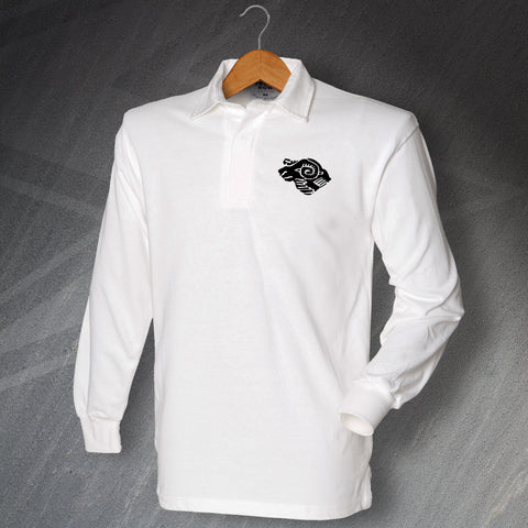 Retro Derby 1968 Embroidered Long Sleeve Shirt