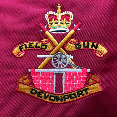 Devonport Field Gun Crew Embroidered Badge