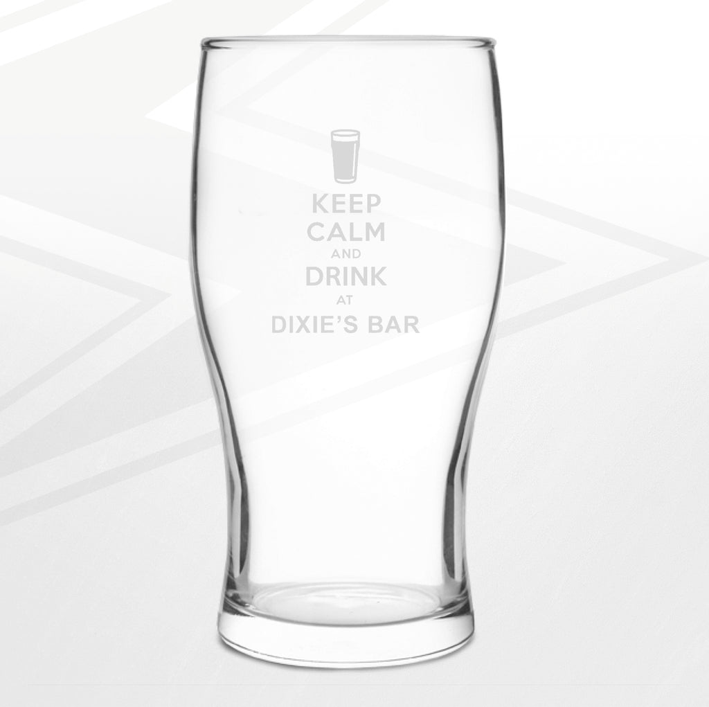 Dixie's Bar Pint Glass