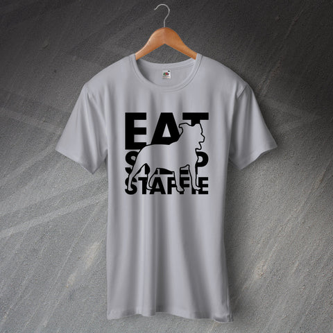 Eat Sleep Staffie T-Shirt