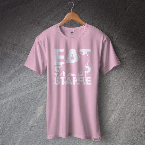 Eat Sleep Staffie T-Shirt