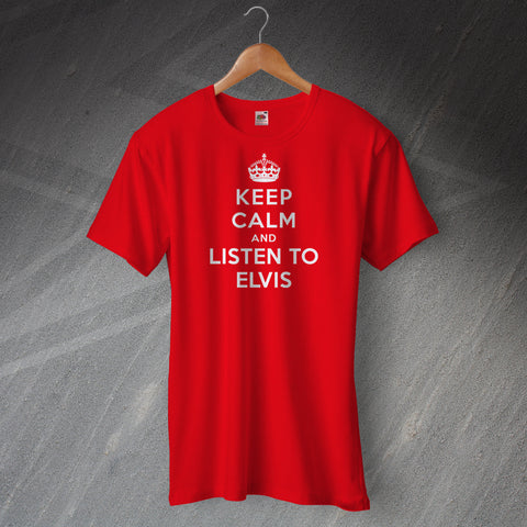 Elvis Presley T-Shirt with Keep Calm Design