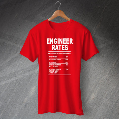 Engineer Labour Rates T-Shirt