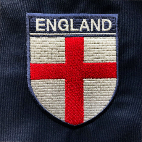 England Flag Embroidered Badge