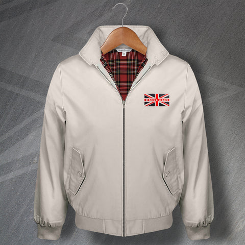 England Union Jack Embroidered Harrington Jacket