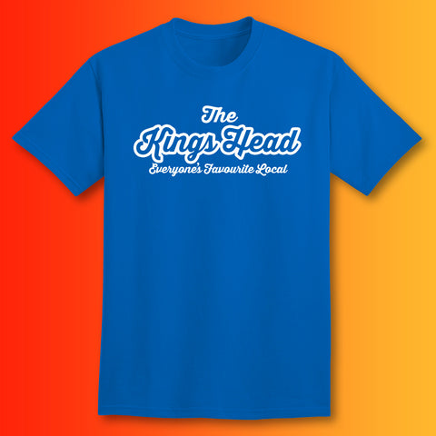 Kings Head T-Shirt with Favourite Local Design Royal