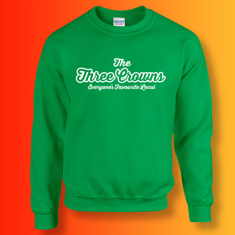 Three Crowns Everyone's Favourite Local Sweater Irish Green