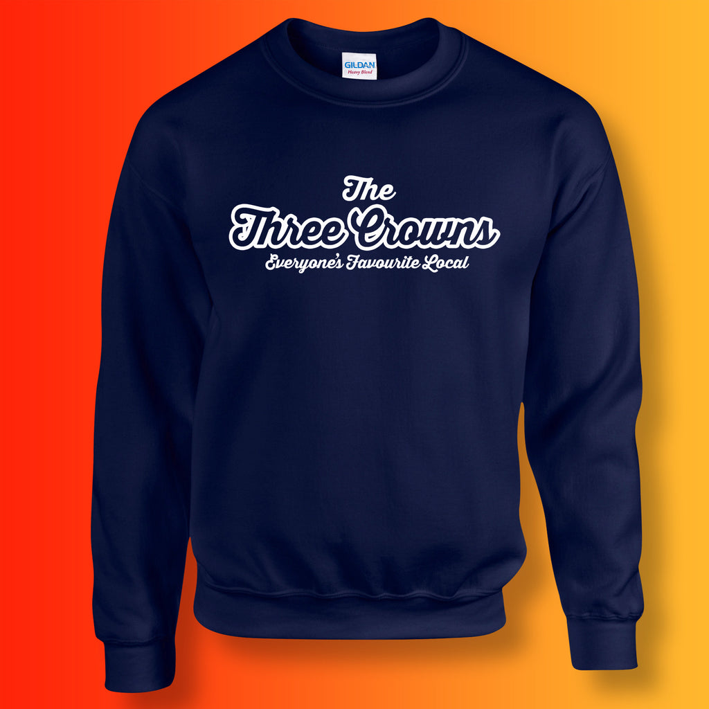 Three Crowns Everyone's Favourite Local Sweater Navy