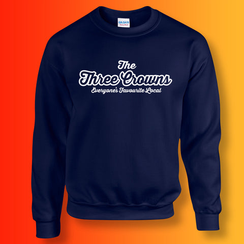 Three Crowns Everyone's Favourite Local Sweater Navy