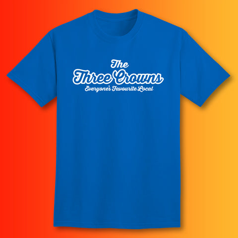 Three Crowns Everyone's Favourite Local T-Shirt Royal