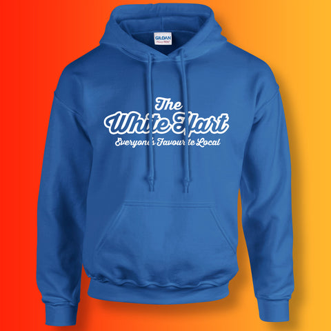 The White Hart Everyone's Favourite Local Hoodie Royal