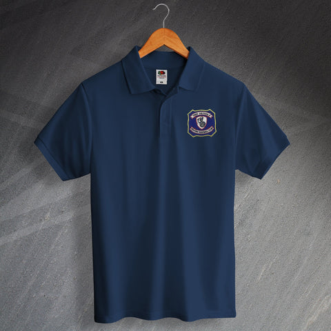 Falkirk Football Polo Shirt Embroidered 1957
