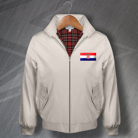 Croatia Flag Harrington Jacket