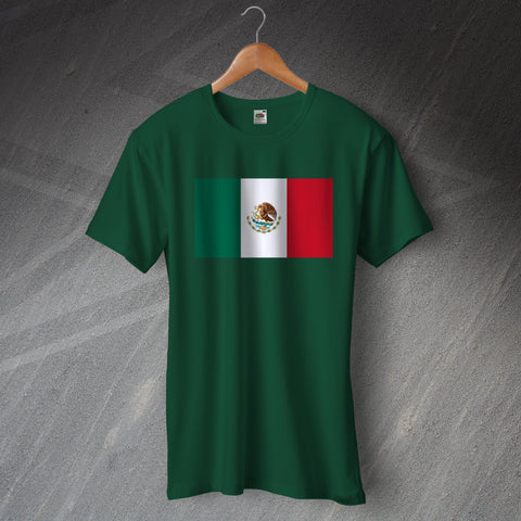 Mexico Football T-Shirt Flag of Mexico