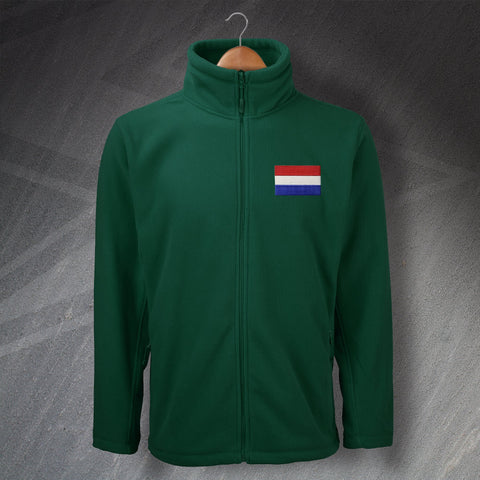 Netherlands Fleece Embroidered Flag of the Netherlands