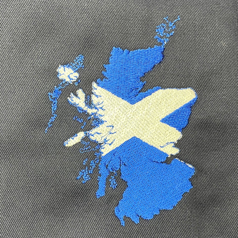 Scotland Flag Map Winter Parka