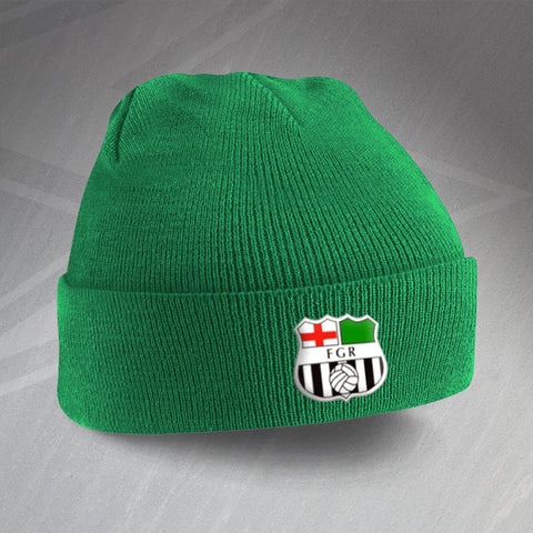 Forest Green Football Beanie Hat