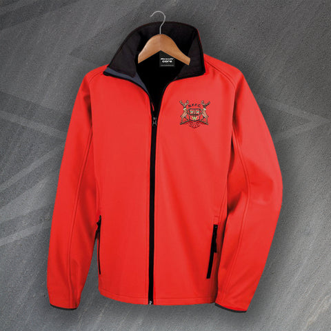 Nottm Forest Football Jacket Embroidered Core Softshell 1970