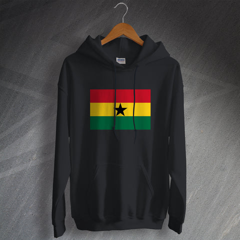 Ghana Football Flag Hoodie