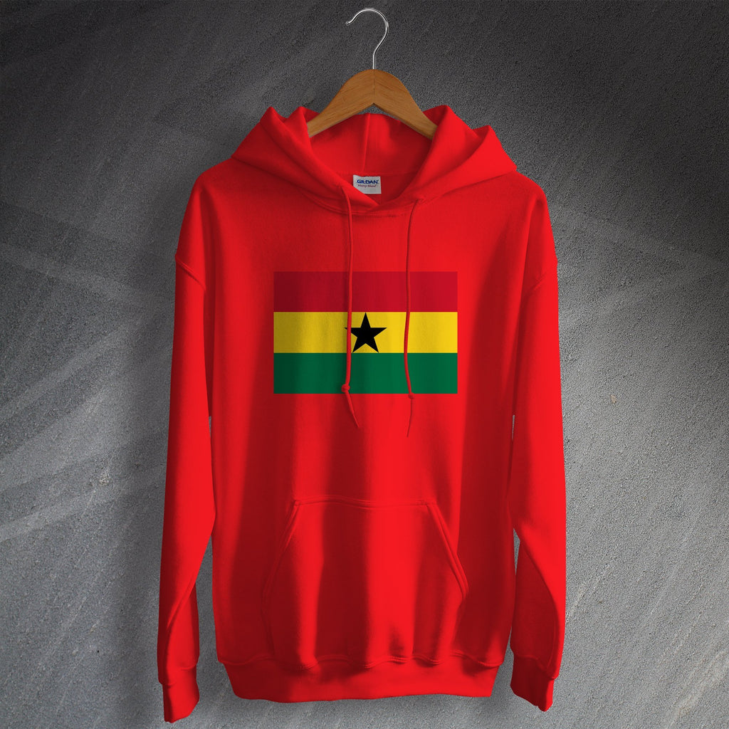 Ghana Football Flag Hoodie