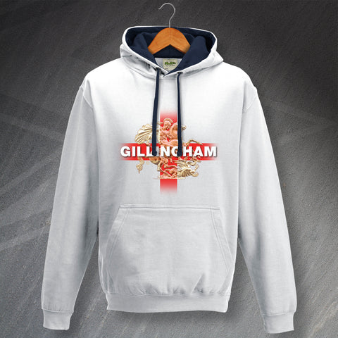 Gillingham Saint George and The Dragon Contrast Hoodie