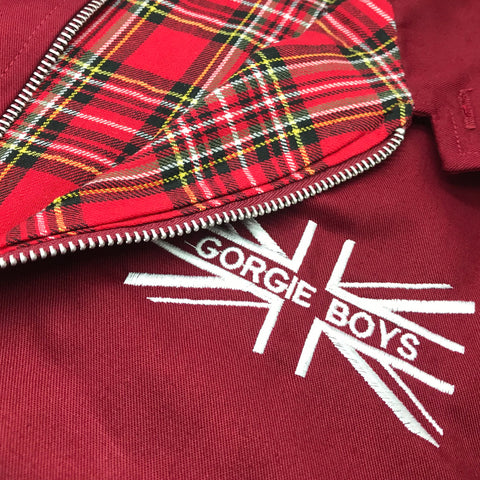 Gorgie Boys Harrington Jacket | Embroidered Hearts Football Clothing ...