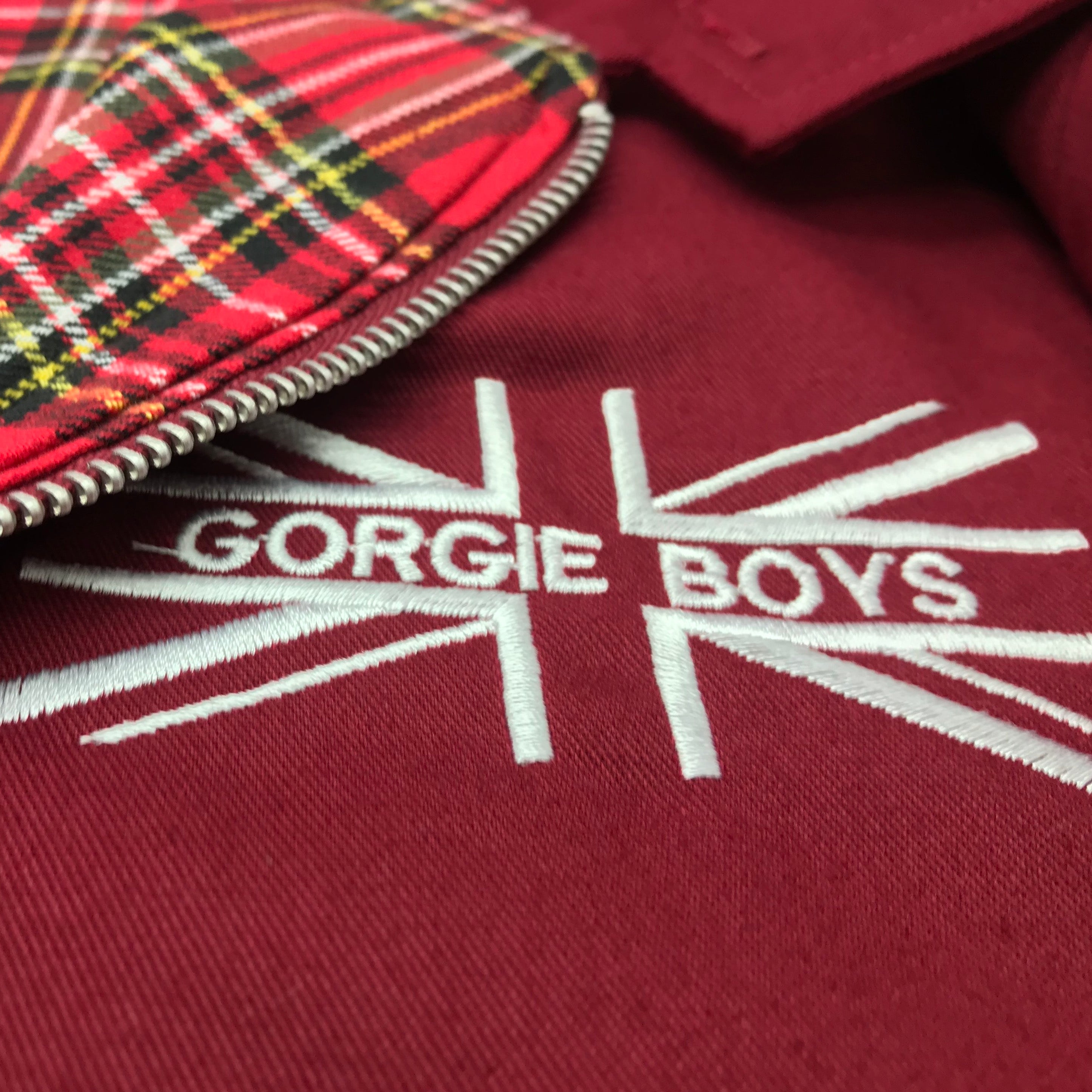 Gorgie Boys Harrington Jacket | Embroidered Hearts Football Clothing ...