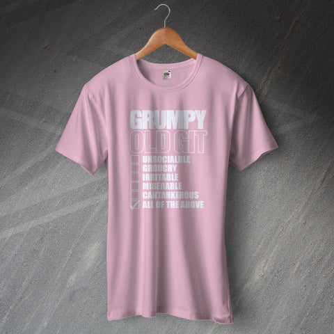 Grumpy Old Git Checklist T-Shirt