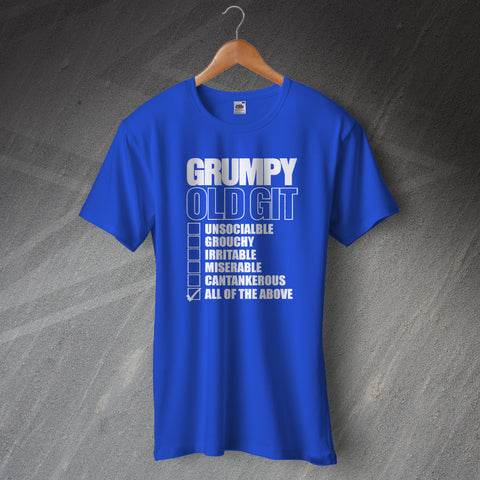 Grumpy Old Git T-Shirt Checklist