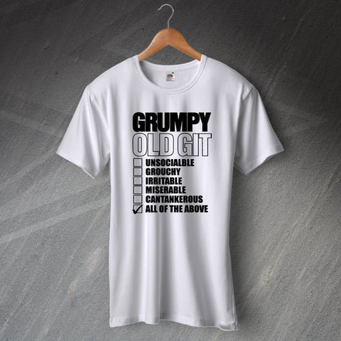 Grumpy Old Git Checklist T-Shirt