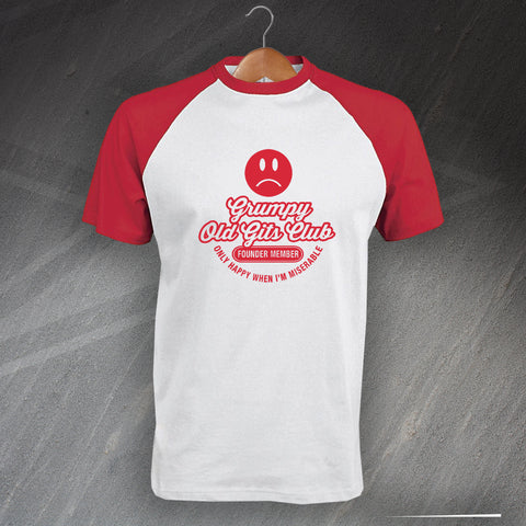 Grumpy Old Gits Club Founder Member Baseball Shirt