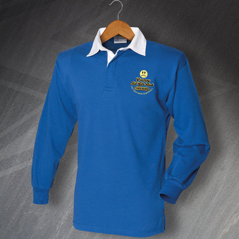 Grumpy Old Gits Club Founder Member Embroidered Long Sleeve Rugby Shirt
