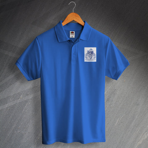 Halifax Football Polo Shirt Embroidered 1977