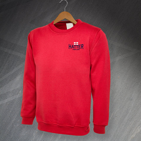 Hatter for Life Embroidered Sweatshirt