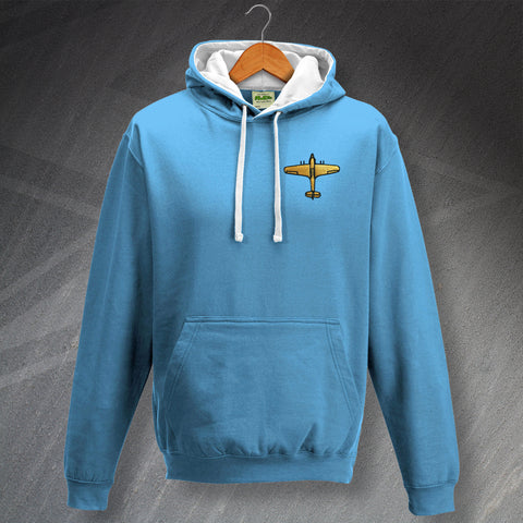 Hawker Hurricane Hoodie Embroidered Contrast