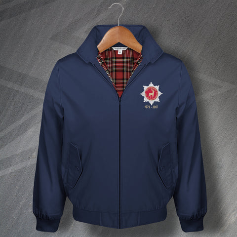 Hertfordshire Fire Service Harrington Jacket Embroidered Personalised Years of Service