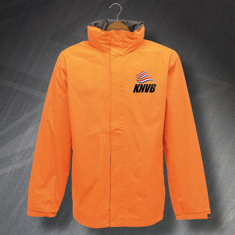 Netherlands Football Jacket Embroidered Waterproof KNVB