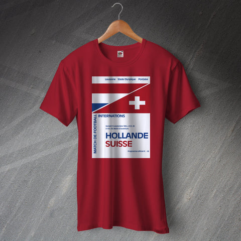 Switzerland Football Programme T-Shirt