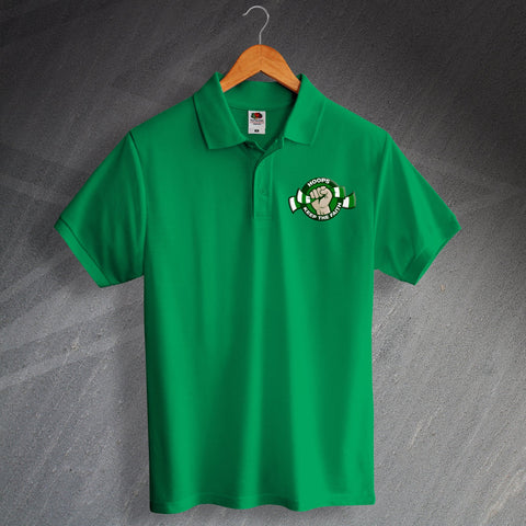 Celtic Football Polo Shirt Printed Keep The Faith
