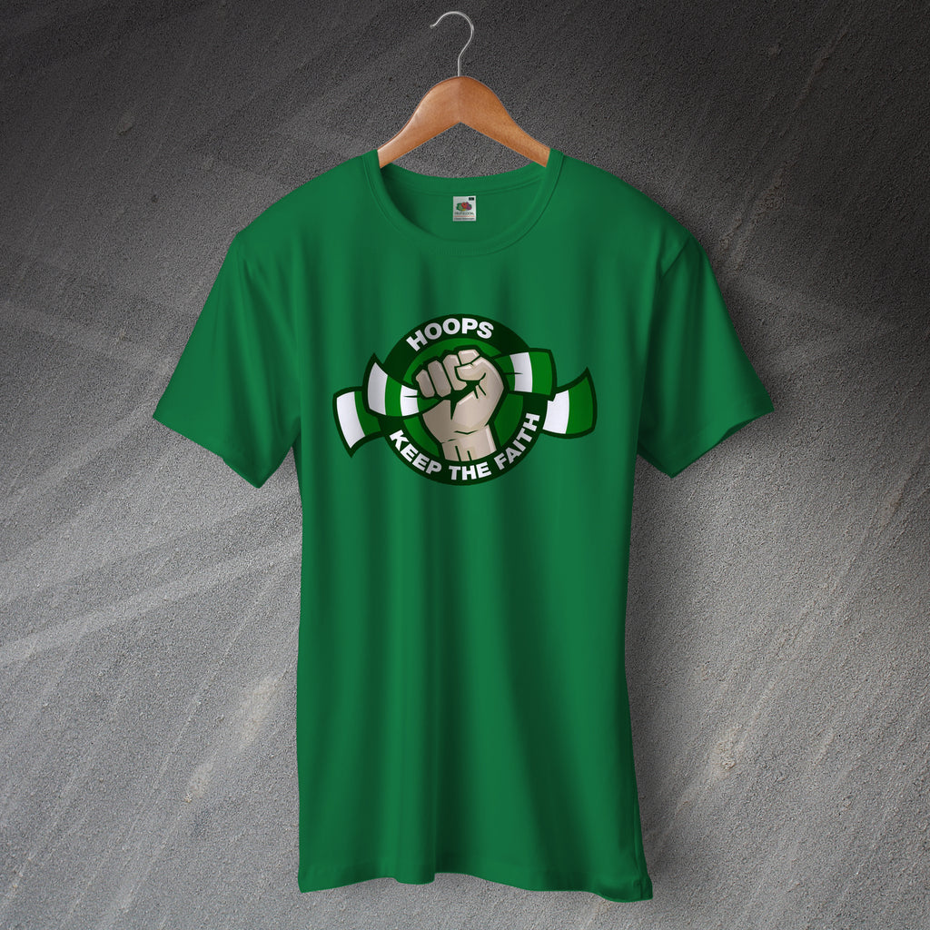 Hoops Keep The Faith Football T-Shirt