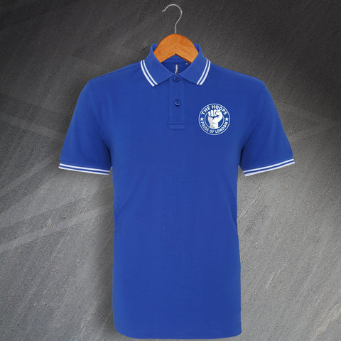 QPR Football Polo Shirt Embroidered Tipped The Hoops Pride of London