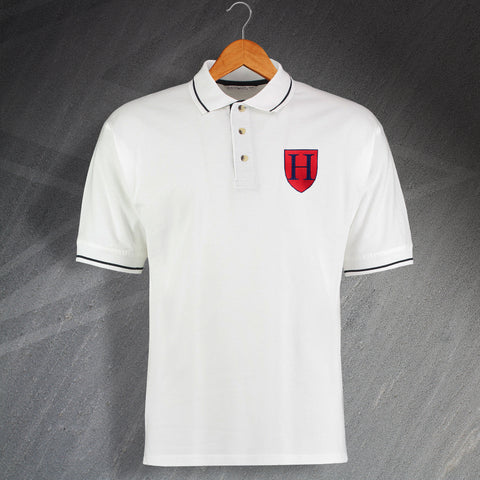 Retro Hotspur Embroidered Contrast Polo Shirt
