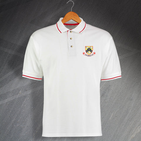 The Giants Rugby Polo Shirt Embroidered Contrast Huddersfield RLFC