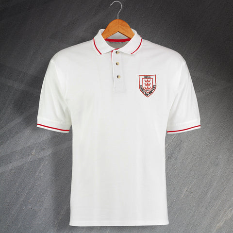 Retro Hull KR RFC Embroidered Contrast Polo Shirt