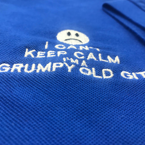 Keep Calm Grumpy Git Polo Shirt
